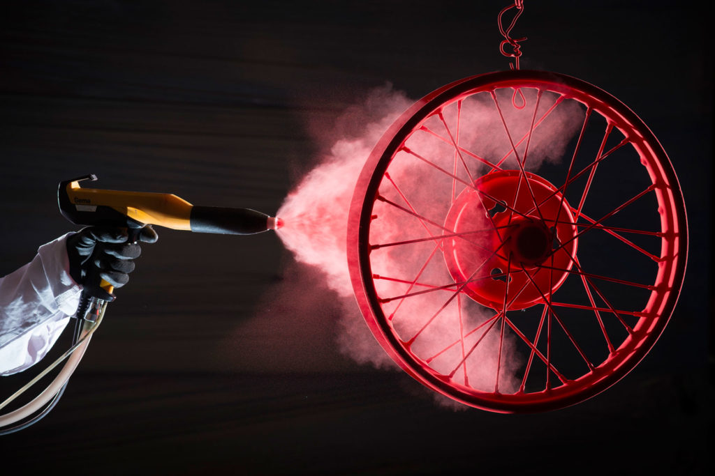 толщина слоя порошковой краски