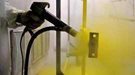 Осыпание порошковой краски